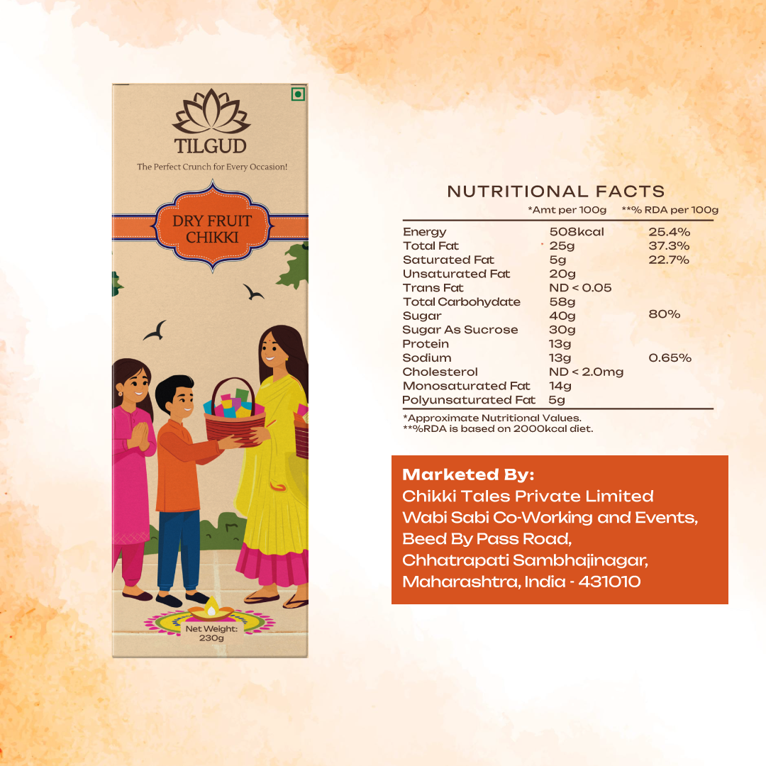 Dry Fruit Chikki Pack - TilGud
